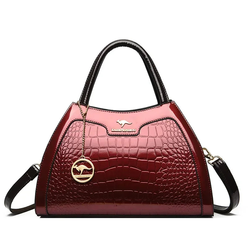 Luxuriöse Lacklederhandtaschen für Damen