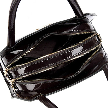 Luxuriöse Lacklederhandtaschen für Damen