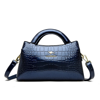 Leder Schulter Umhängetasche Clutch Handtaschen für Mutter